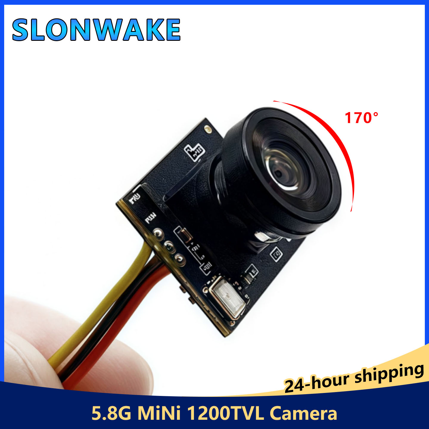 Drone Racing Camera - SLONWAKE Ultra Mini 5,8G FPV камера