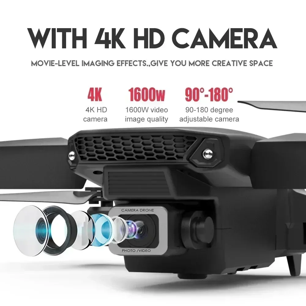 E88 Pro WIFI FPV Дрон Широкоуг – обзор и цена Drone Racing Camera